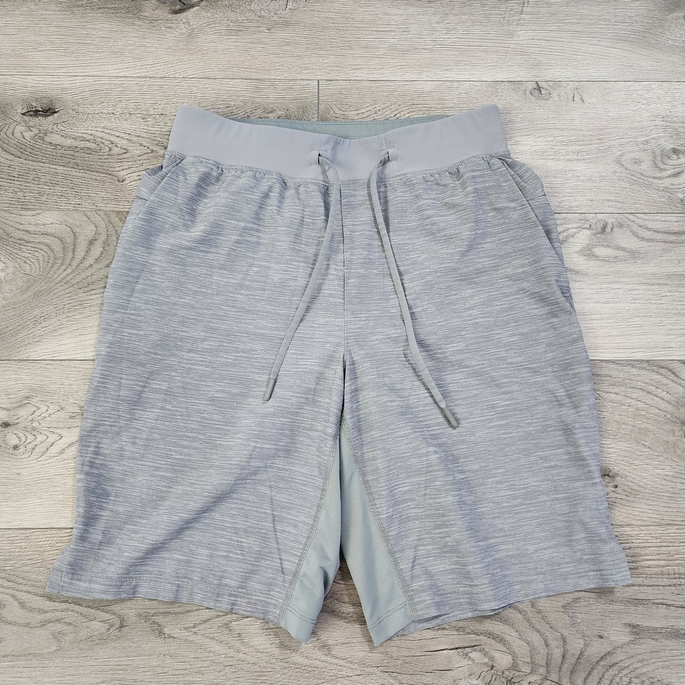 Lululemon T.H.E. Linerless Shorts Sport‎ Men's Size S Small Gray Inseam 9 in
